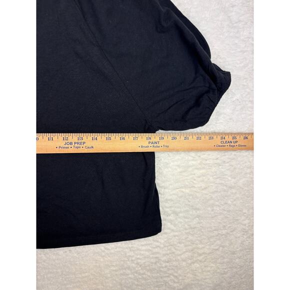 Aerie Black Puff Sleeve Crop Top | XS | 100% Cotton | NWT | Soft Grunge Aestheti - Picture 3 of 6